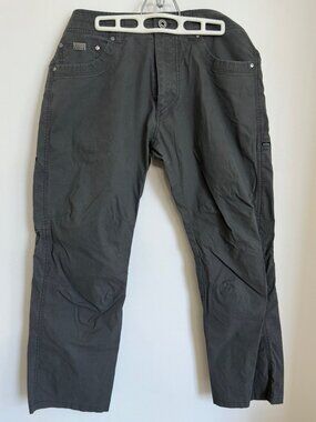 KUHL REVOLVR GUNMETAL PANTS 32X28 LIKE NEW